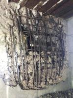 Ligne Maginot - CB114 - UBER DEM HUGEL - (Blockhaus pour canon) - Dégâts importants sur le blockhaus