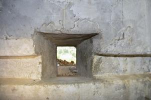 Ligne Maginot - CASTEL VIEIL - (Ouvrage d'infanterie) - Bloc 4
Créneau de mitrailleuse