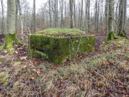 Ligne Maginot - HOLZSCHLAG 4 - (Blockhaus pour arme infanterie) - La façade de tir.
