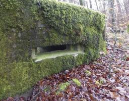 Ligne Maginot - HOLZSCHLAG 4 - (Blockhaus pour arme infanterie) - Le créneau pour FM.