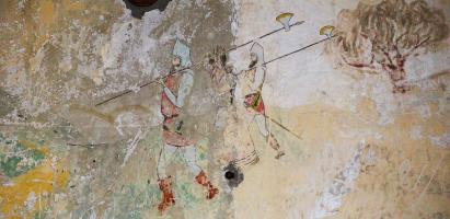 Ligne Maginot - LEMBACH - (Camp de sureté) - Fresque comique 'les alsaciennes'