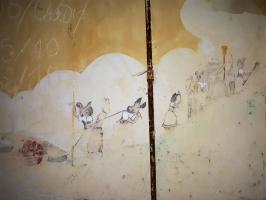 Ligne Maginot - LEMBACH - (Camp de sureté) - Fresque comique 'les alsaciennes'