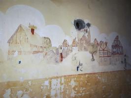 Ligne Maginot - LEMBACH - (Camp de sureté) - Fresque comique 'les alsaciennes'