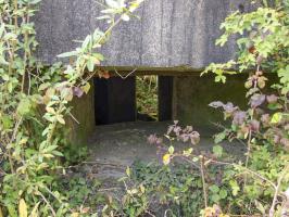 Ligne Maginot - BB10 - (Blockhaus pour canon) - Créneau du canon.