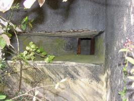 Ligne Maginot - BB10 - (Blockhaus pour canon) - Créneau FM.