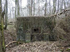 Ligne Maginot - BB310 - (Blockhaus pour arme infanterie) - La façade de tir.