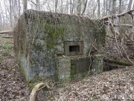Ligne Maginot - BB310 - (Blockhaus pour arme infanterie) - La façade de tir.