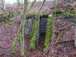 Ligne Maginot - BOIS DE KLANG NORD 5 - (Abri) - L'entrée de l'abri bétonné.