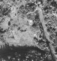 Ligne Maginot - HACKENBERG - A19 (Ouvrage d'artillerie) - Vue aérienne datant de 1966.
Vue d'ensemble des blocs 7, 8, 9, 10 et 25