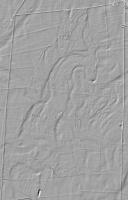 Ligne Maginot - VF60 - HARDTWALD - (RESEAU - Voie 60 - Antenne ou rocade ferroviaire) - Forêt du Hardtwald vue au lidar.  
Avec les emplacements artillerie et ex-ww1