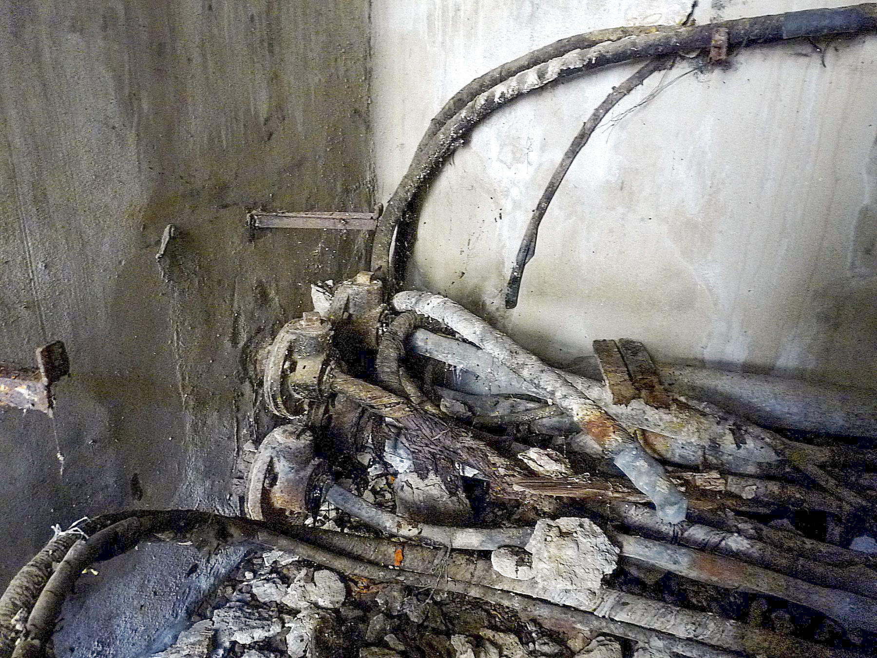 Ligne Maginot - BC17 - TERVILLE - (Chambre de coupure) - L'intérieur