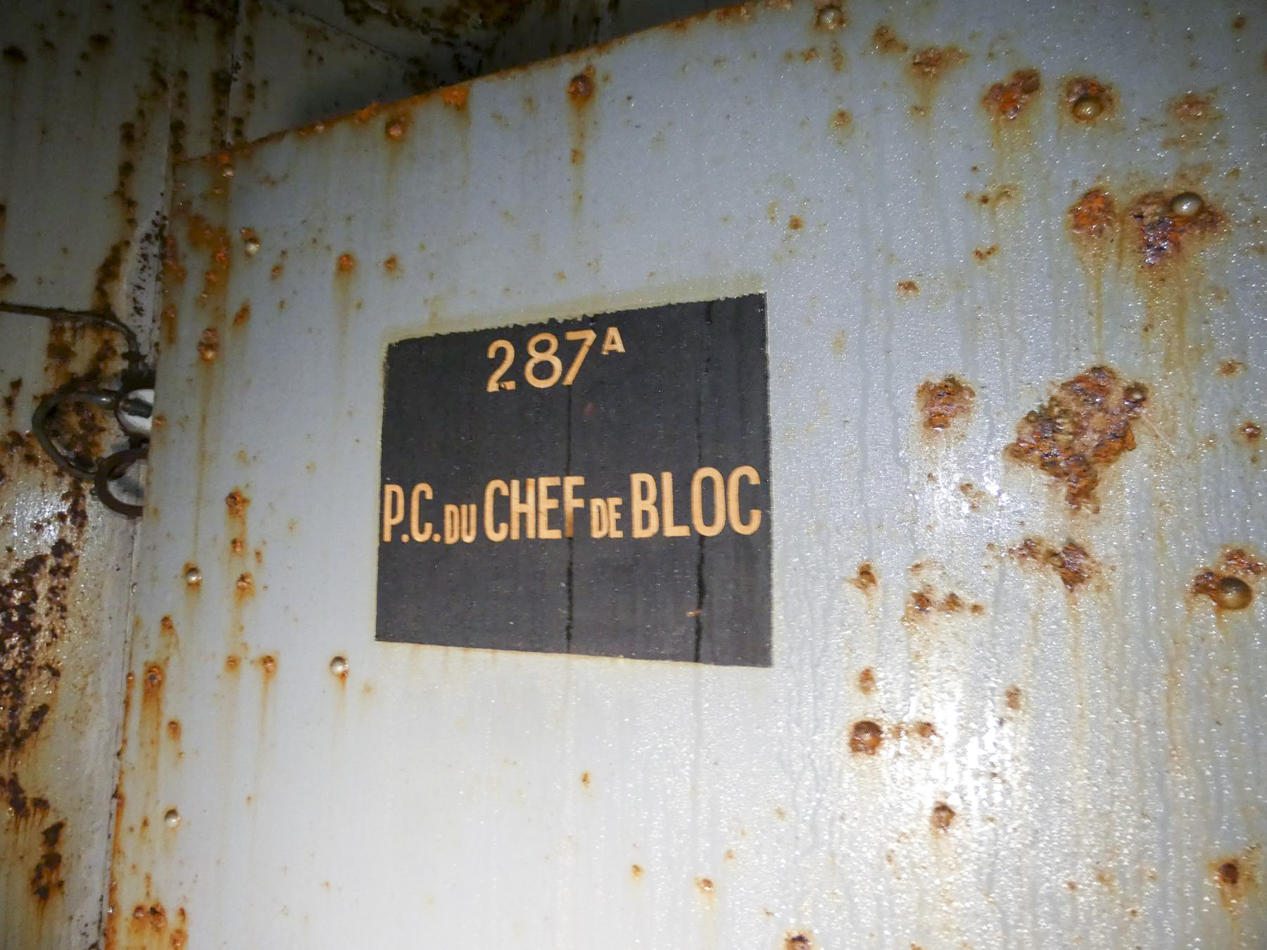 Ligne Maginot - FERMONT - A2 - (Ouvrage d'artillerie) - Bloc 6
PC du bloc - STENGER Mathieu