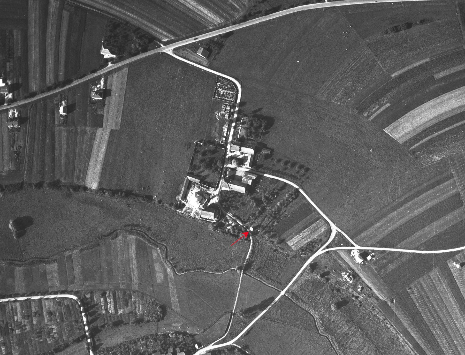 Ligne Maginot - CB127 - HUSSANGE - (Blockhaus pour canon) -  - IGN - Géoportail 1960