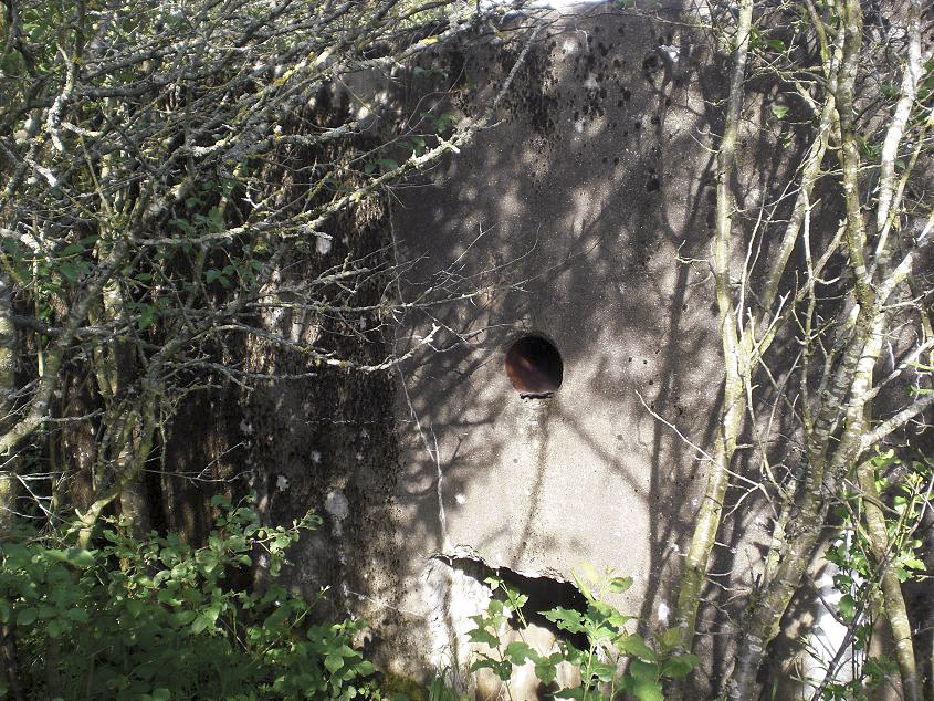 Ligne Maginot - CB257 - CIMETIERE D'HETTANGE - (Blockhaus pour arme infanterie) - L'entrée