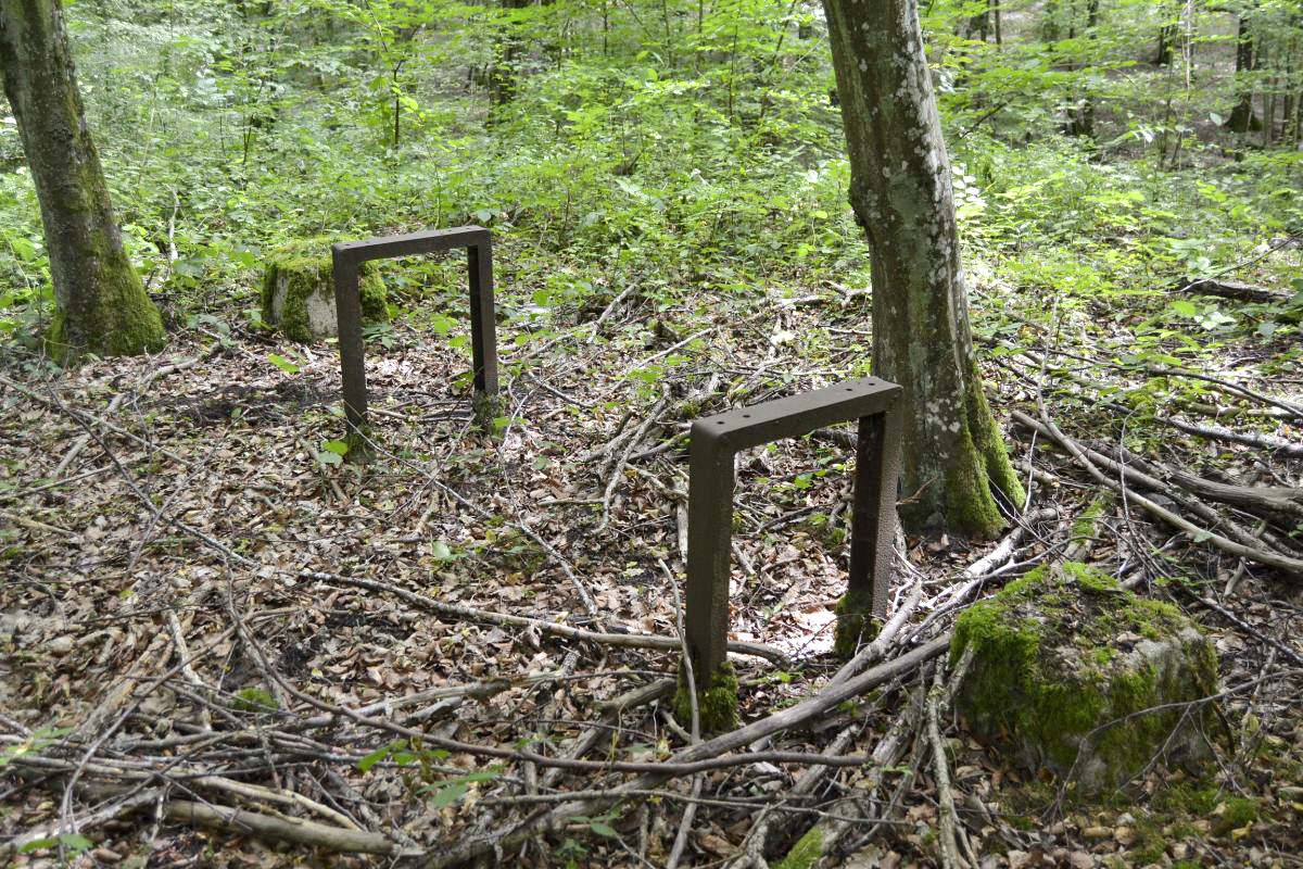 Ligne Maginot - KOBENBUSCH - (Casernement) - Plots de support de plancher - Jules Mathieu
