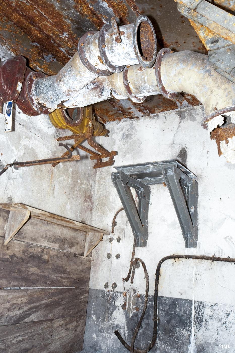 Ligne Maginot - RIPPERT - X13 (QUARTIER KARRE - II/168°RIF) - (Abri) - Le système d'évacuation forcé - naturel des fumées de la cuisinière
