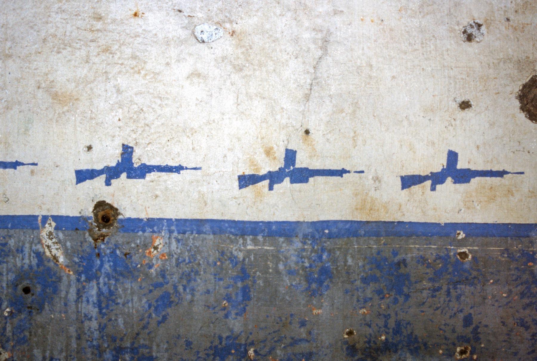 Ligne Maginot - COUME ANNEXE NORD - A30 - (Ouvrage d'infanterie) - Frise dans l'entrée - MANSUY Michel