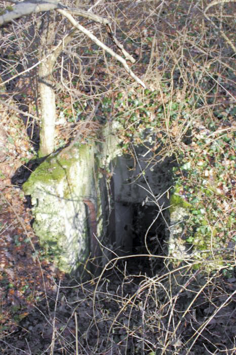 Ligne Maginot - OBERWALD SUD NORD-EST - (Blockhaus pour arme infanterie) - L'entrée avec sa trappe d'accès