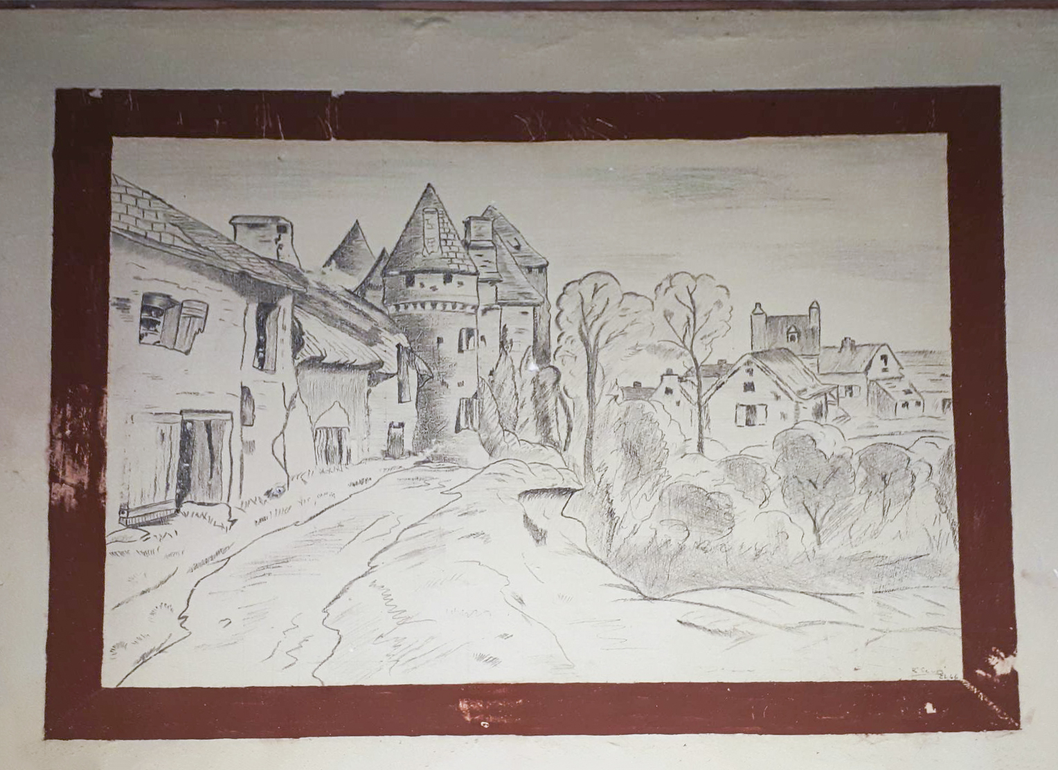 Ligne Maginot - LEMBACH - (Camp de sureté) - Peinture murale - Gregory Fuchs