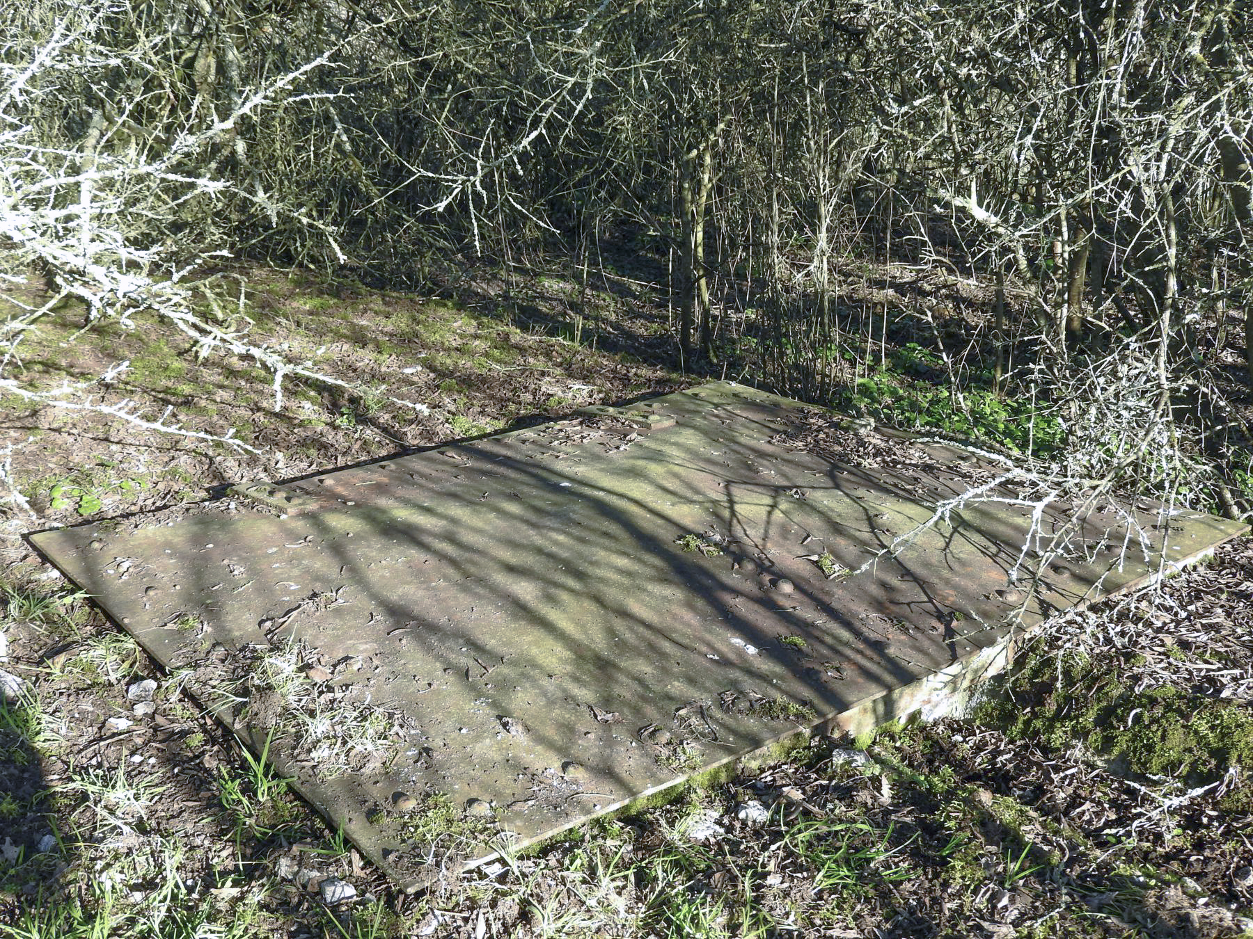 Ligne Maginot - 47M - (Chambre de coupure) - La trappe d'accès de la chambre de coupure. - STENGER Mathieu