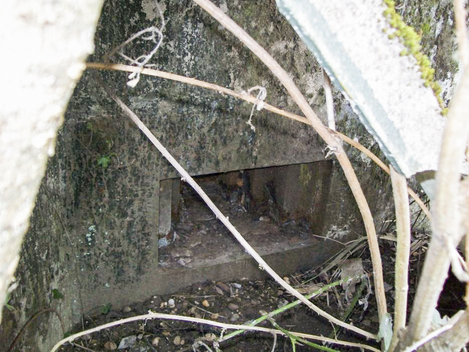 Ligne Maginot - CB108 - KOENIGSMACKER EST - (Blockhaus pour arme infanterie) - Le créneau pour mitrailleuse