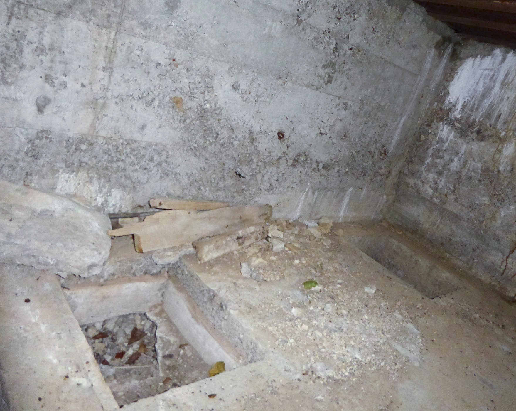 Ligne Maginot - CHARMAUVILLERS - (Blockhaus pour canon) - Emplacement des bêches du canon - François VILLARS