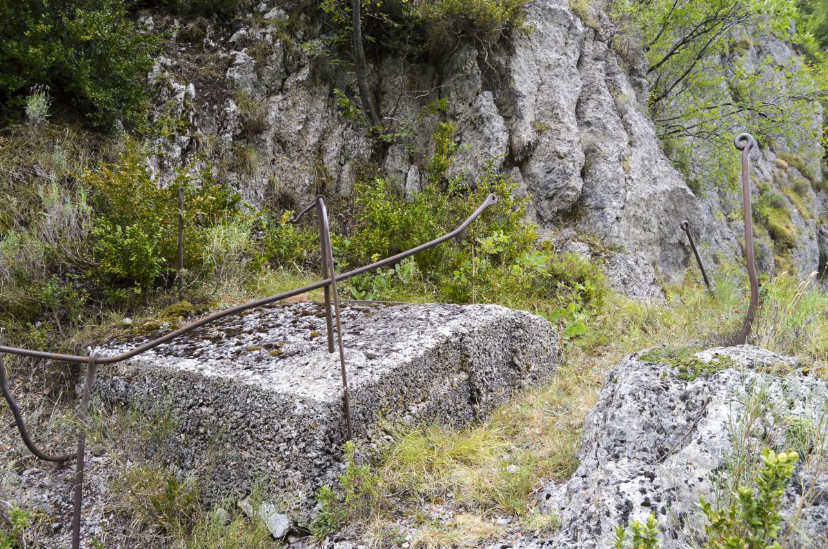 Ligne Maginot - CASTEL VIEIL - (Ouvrage d'infanterie) - Bloc 3 et reste de garde-fou