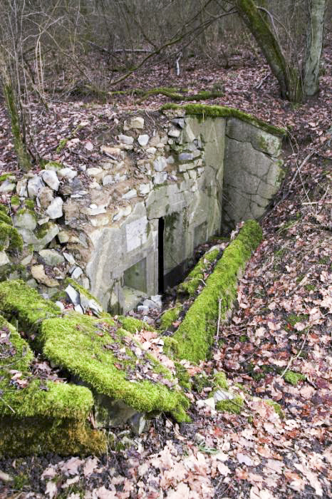 Ligne Maginot - HIRTZWIESE (PC II/167° RIF - QUARTIER SIERCK) - (PC) - L'autre alvéole, dans un état similaire.