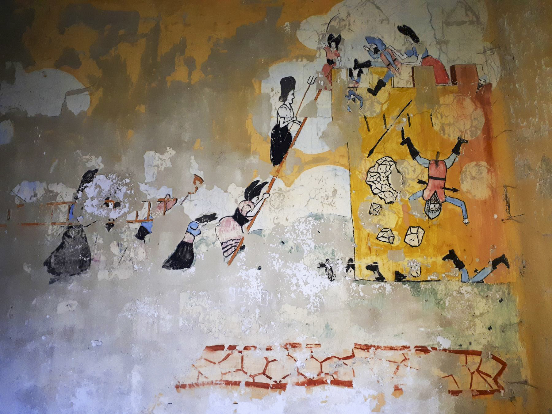 Ligne Maginot - LEMBACH - (Camp de sureté) - Fresque comique 'les alsaciennes' - Gregory Fuchs