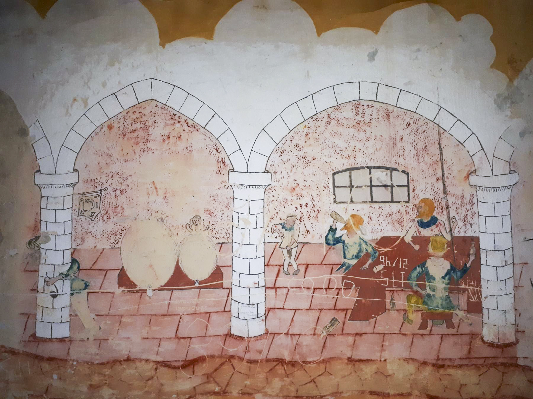 Ligne Maginot - LEMBACH - (Camp de sureté) - Fresque comique 'les alsaciennes' - Gregory Fuchs