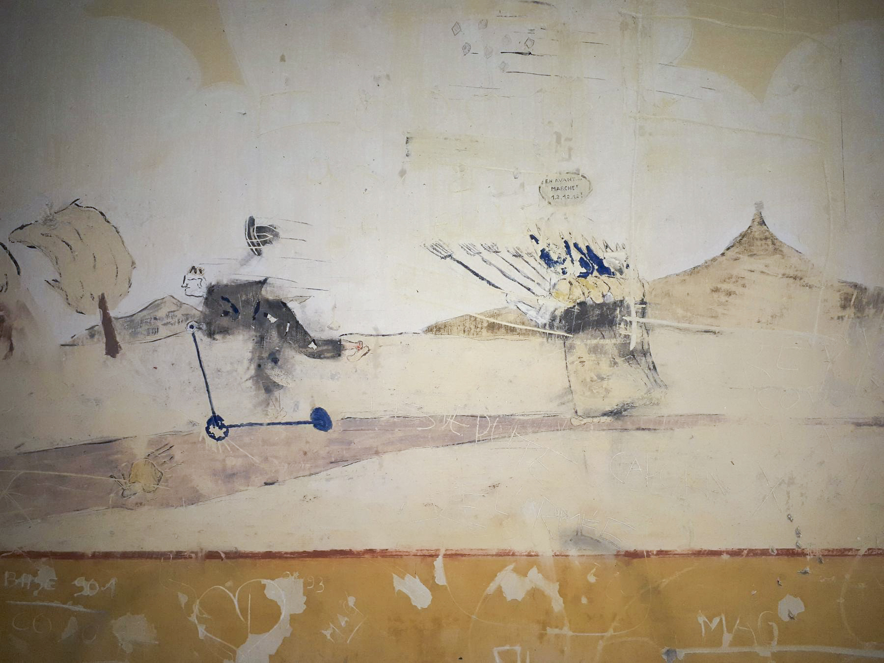 Ligne Maginot - LEMBACH - (Camp de sureté) - Fresque comique 'les alsaciennes' - Gregory Fuchs