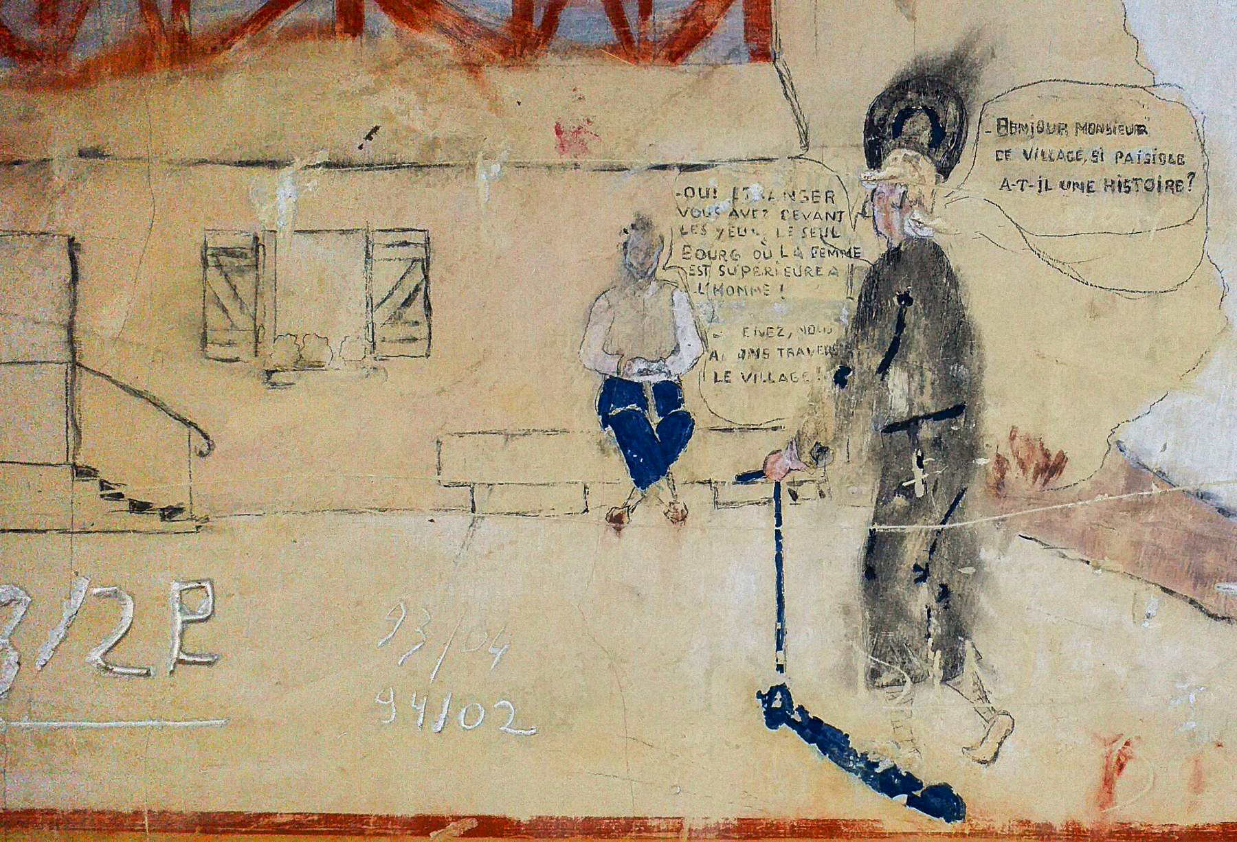 Ligne Maginot - LEMBACH - (Camp de sureté) - Fresque comique 'les alsaciennes' - Gregory Fuchs