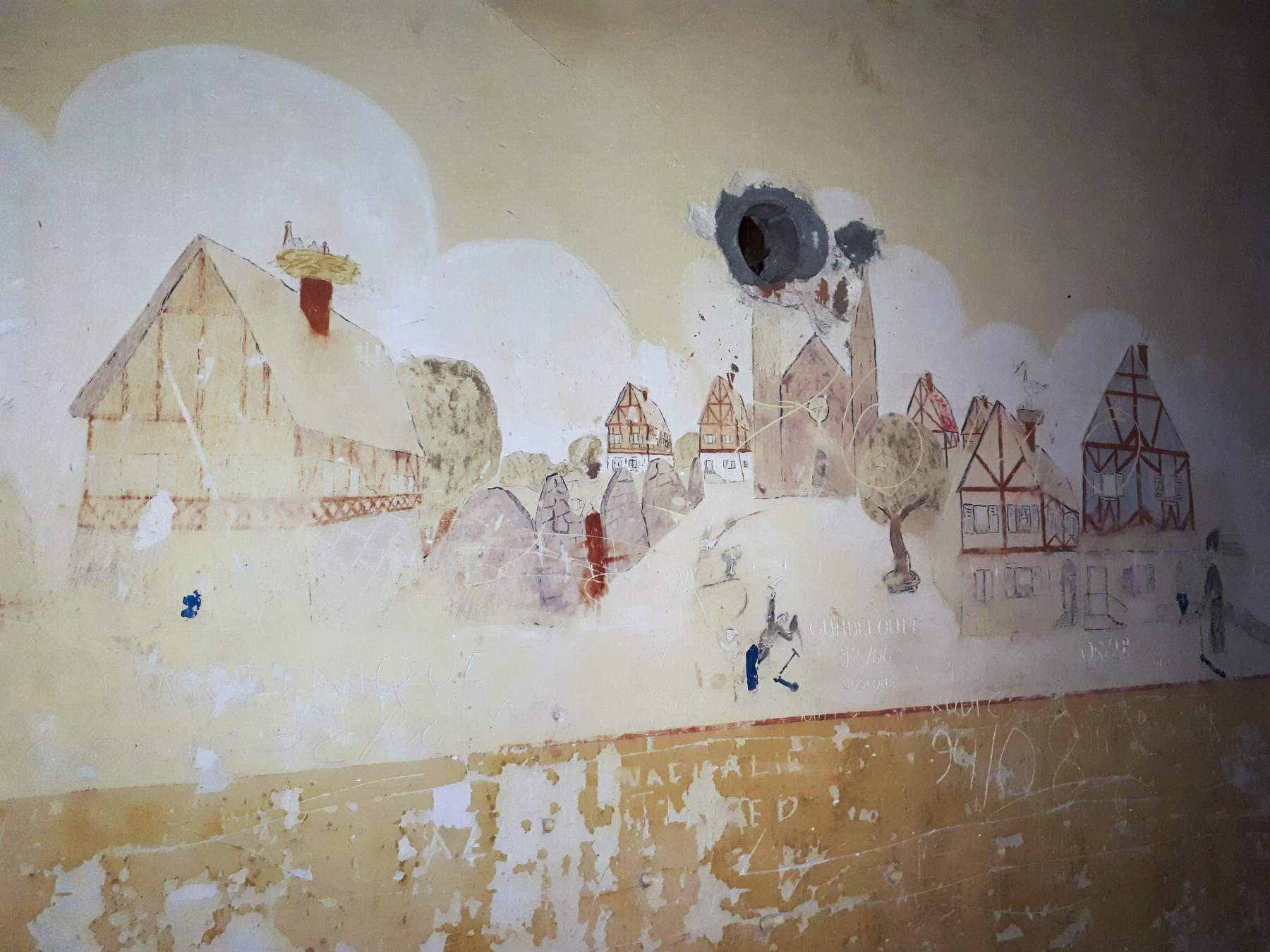 Ligne Maginot - LEMBACH - (Camp de sureté) - Fresque comique 'les alsaciennes' - Gregory Fuchs