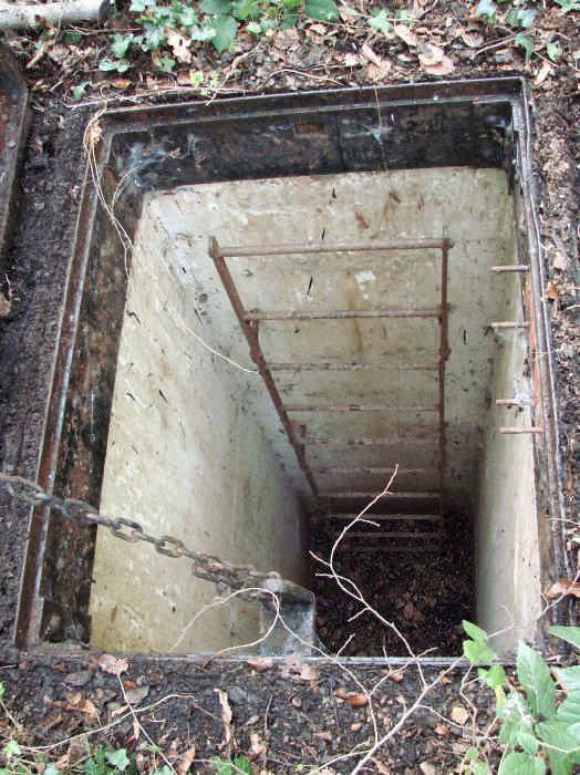Ligne Maginot - 12M - (Chambre de coupure - Avec central) - Echelle d'accès.