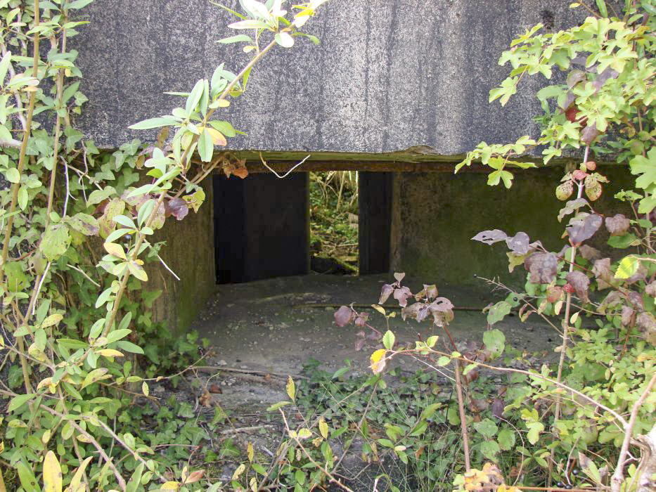Ligne Maginot - BB10 - (Blockhaus pour canon) - Créneau du canon.