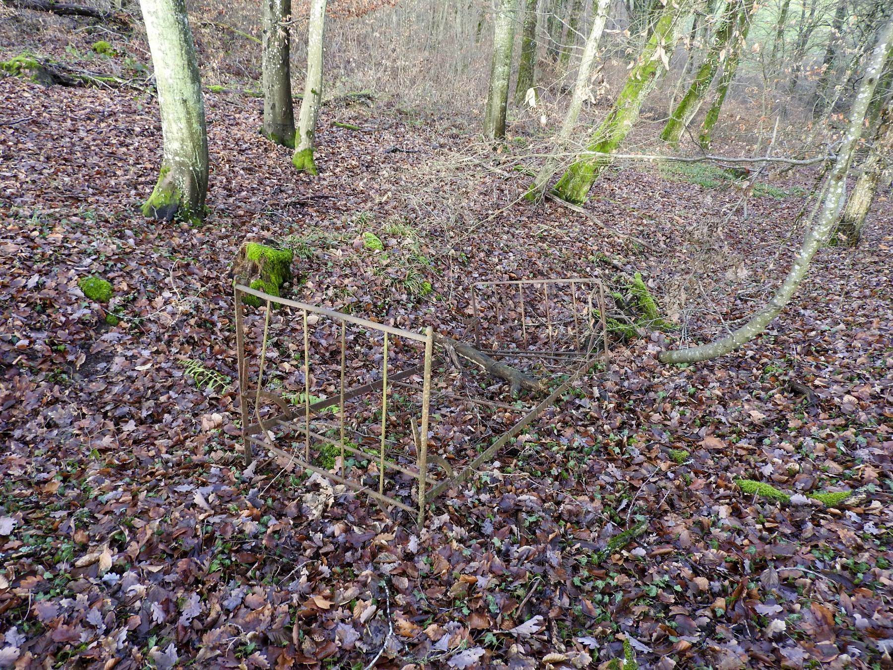 Ligne Maginot - BB10-B - LA HOUVE - (Central téléphonique d'observation) - A proximité un lit provenant du central ? - STENGER Mathieu