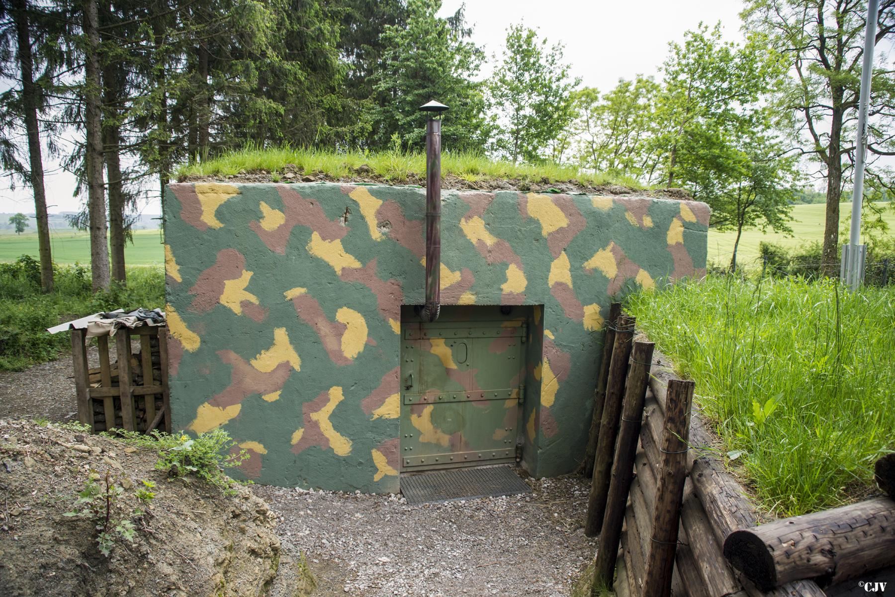 Ligne Maginot - BB46 - STRACHEN - (Blockhaus pour canon) - L'entrée du matériel - Lia VERMEULEN