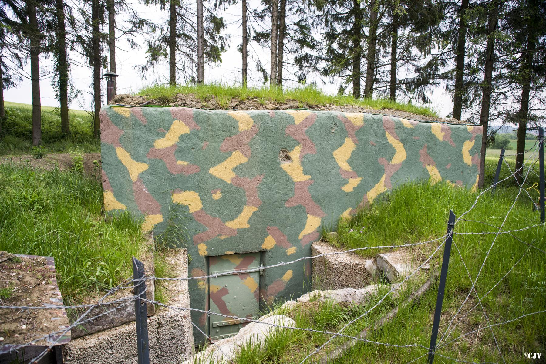 Ligne Maginot - BB46 - STRACHEN - (Blockhaus pour canon) - L'entrée des hommes - Lia VERMEULEN