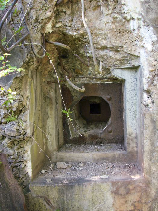 Ligne Maginot - HUMMERSBERG - X20 - (Abri) - Coffre Sud
Créneau de défense.