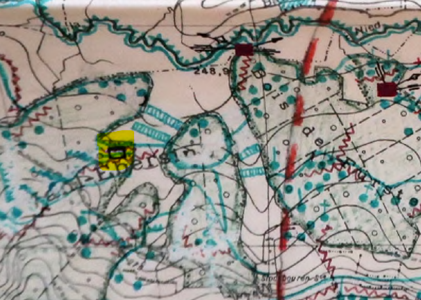 Ligne Maginot - BUCHENHUEBEL NORD - (Abri) - Carte renseignée au 15/03/1940 - Génie de la 4° Armée