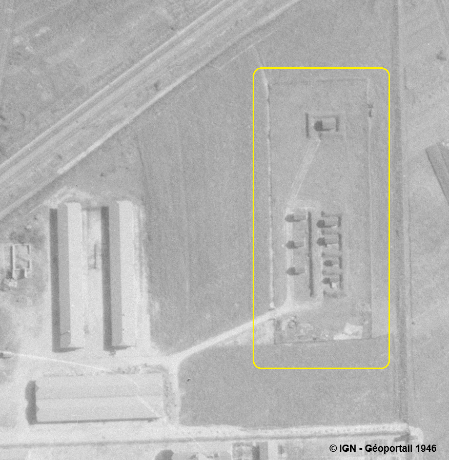 Ligne Maginot - SARRALBE - (Dépôt de Munitions) -  - IGN - Géoportail 1946