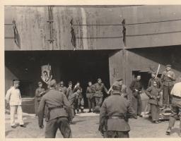 Ligne Maginot - MICHELSBERG - A22 - (Ouvrage d'artillerie) - L'entrée munitions après l'armistice en juin 1940