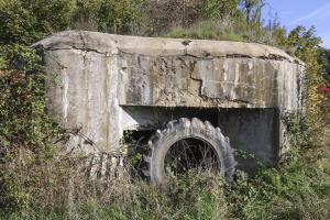 Ligne Maginot - BB36 - (Blockhaus pour canon) - Flanquement droit et entrée