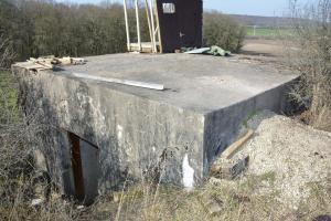 Ligne Maginot - KAUDERHECK - (Blockhaus pour canon) - L'arrière, l'entrée pour la pièce antichar