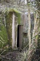 Ligne Maginot - BB2 - (Blockhaus pour canon) - Accès arrière et créneau de défense