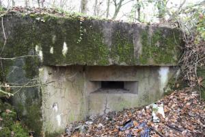 Ligne Maginot - BB3 - BUCHWIESE EST - (Blockhaus pour canon) - Flanquement gauche