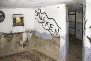 Ligne Maginot - BB3 - BUCHWIESE EST - (Blockhaus pour canon) - Emplacement mitrailleuse flanquement gauche