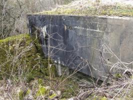 Ligne Maginot - BB27-B - VOIE FERREE - (Blockhaus pour canon) - La façade de tir 