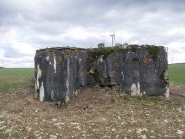 Ligne Maginot - HOCHWAELDEN EST - (Blockhaus pour canon) - La façade de tir.