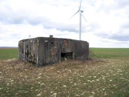 Ligne Maginot - HOCHWAELDEN EST - (Blockhaus pour canon) - L'entrée arrière pour le canon.